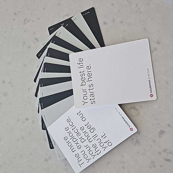 Lululemon Mindful Practice Cards - Picture 2 of 6